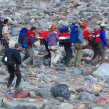 Mountain rescue from Cerro Torre